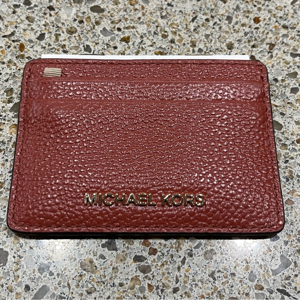 Michael Kors Mini Card Holder Brown